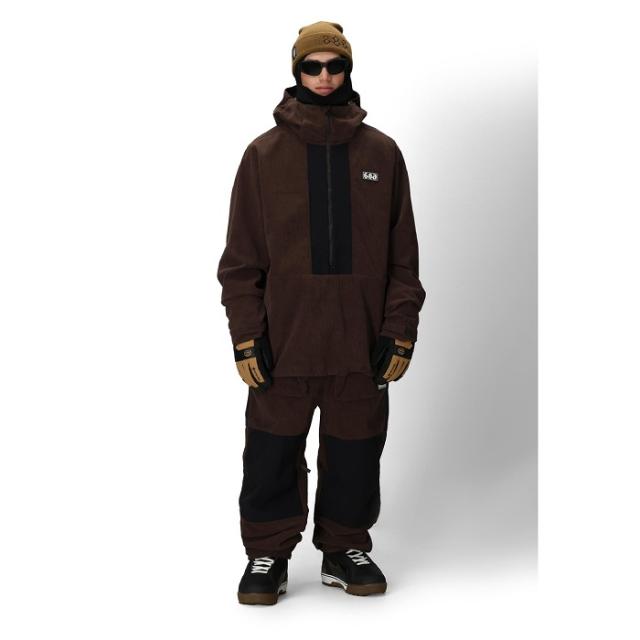 686 シックスエイトシックス M3WN136 Ghost 2.5L Anorak COFFEE CORDUROY スノーボードウェア ジャケット 686ウェア 25-26モデル