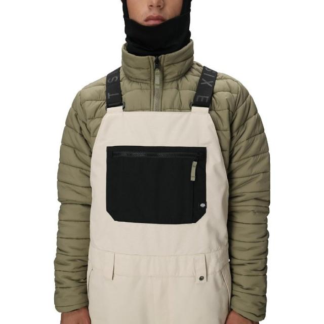 686 シックスエイトシックス M5WN251 HOT LAP INSULATED BIB LIMESTONE COLORBLOCK ウェア 686ウェア ビブパンツ 25-26モデル_2
