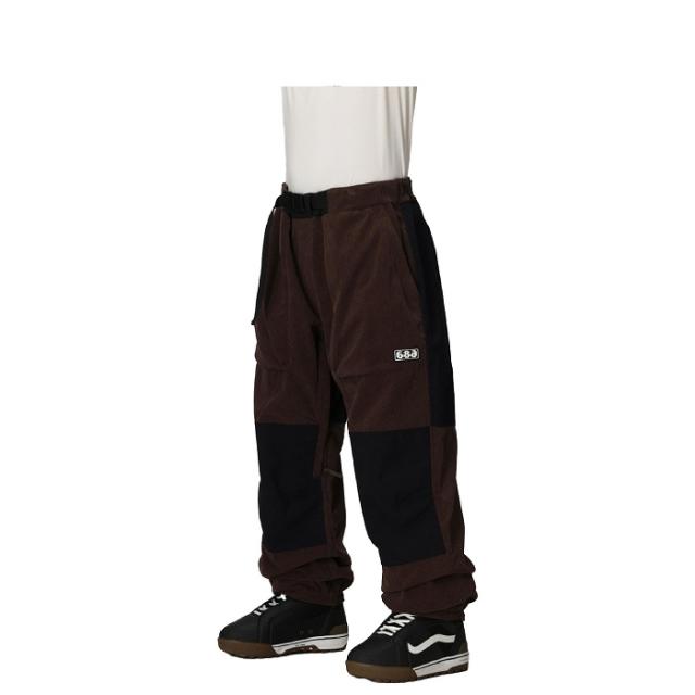 686 シックスエイトシックス M3WN223 Ghost 2.5L Pant COFFEE CORDUROY スノーボードウェア 686ウェア パンツ 25-26モデル
