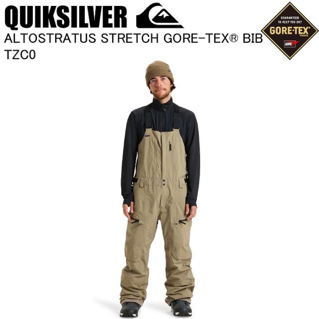 QUIKSILVER クイックシルバー EQYTP03245 ALTOSTRATUS STRET GORE-TEX BIB TZC0 スノーボードウェア パンツ ゴアテックス 25-26
