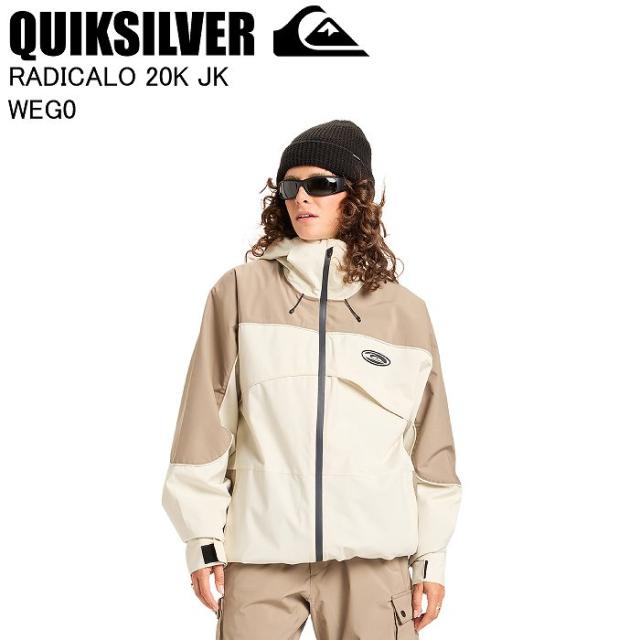 QUIKSILVER クイックシルバー EQYTJ03511 RADICALO 20K JK WEG0 スノーボードウェア ジャケット ウェア スノボ 25-26モデル