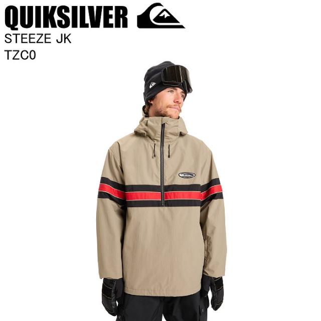 QUIKSILVER クイックシルバー EQYTJ03495 STEEZE JK TZC0 スノーボードウェア ジャケット ウェア スノボ 25-26モデル