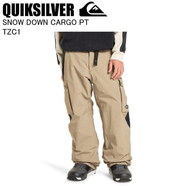 QUIKSILVER クイックシルバー EQYTP03231  DOWN CARGO PT TZC1 スノーボードウェア パンツ ウェア カーゴパンツ 25-26モデル