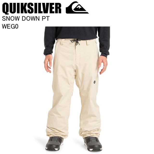 QUIKSILVER クイックシルバー EQYTP03233  DOWN PT WEG0 スノーボードウェア パンツ ウェア スノボ 25-26モデル