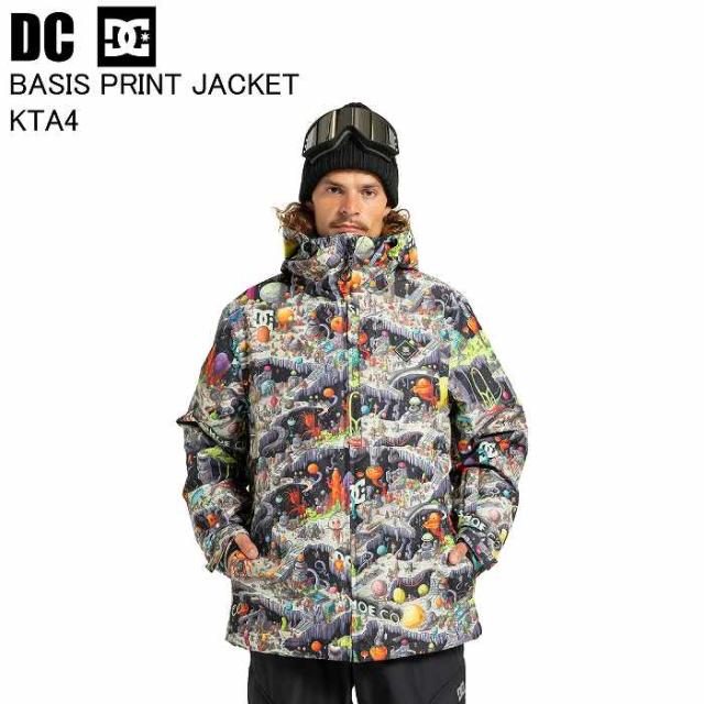 DC ディーシー ADYTJ03097 BASIS PRINT JACKET KTA4 スノーボードウェア DCウェア ジャケット スノボ スノーボード 25-26モデル