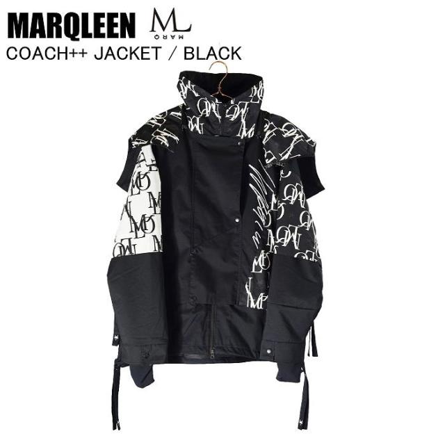 MARQLEEN マークリーン MQ06003 COACH++ JACKET コーチジャケット 990 black スノーボード ウェア ジャケット 25-26モデル