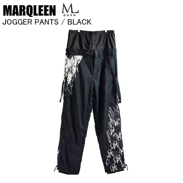 MARQLEEN マークリーン MQ06503 JOGGER PANTS ジョガーパンツ 990 black スノーボードウェア パンツ マークリーンウェア 25-26