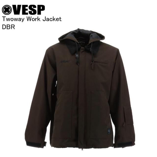 VESP ベスプ VPMJ1065 Twoway Work Jacket DBR スノーボード ウェア ジャケット VESPウェア 25-26モデル メンズ レディース