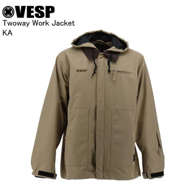 VESP ベスプ VPMJ1065 Twoway Work Jacket KA スノーボード ウェア ジャケット VESPウェア 25-26モデル メンズ レディース