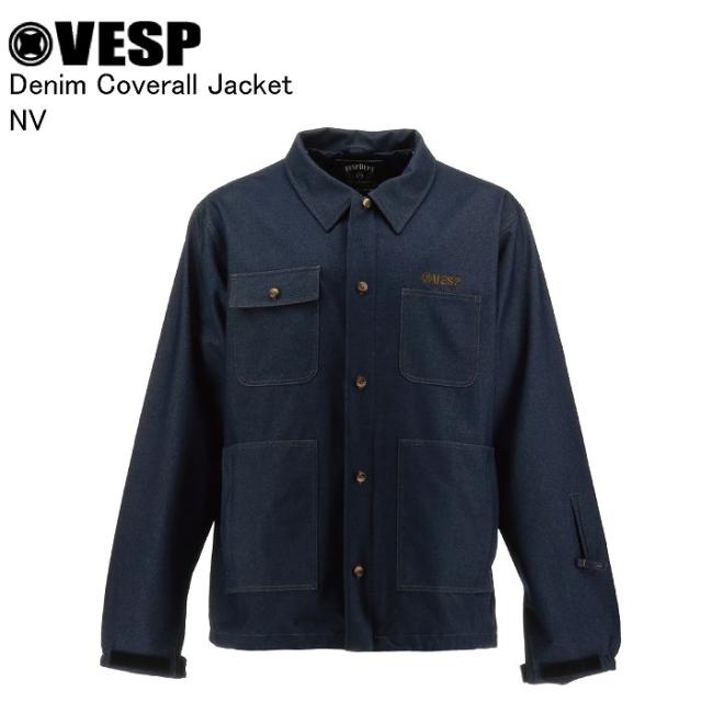 VESP ベスプ VPMJ1071 Denim Coverall Jacket NV スノーボード ウェア ジャケット VESPウェア 25-26モデル メンズ レディース