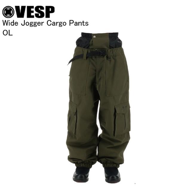 VESP ベスプ VPMP1059 Wide Jogger Cargo Pants OL スノーボード ウェア パンツ VESPウェア 25-26モデル メンズ レディース