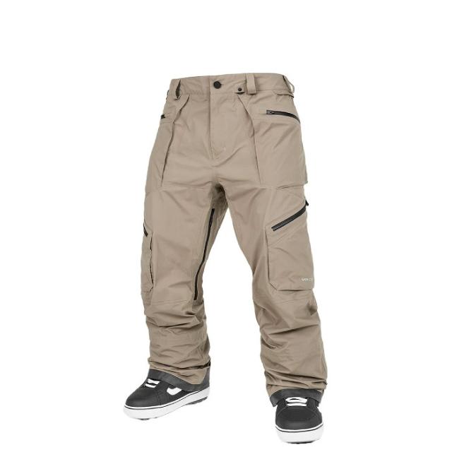 VOLCOM スノーボード ビブパンツ オーバーオール スノボウェア カーキ S VOLCOM スノーボード ビブパンツ オーバーオール スノボウェア カーキ