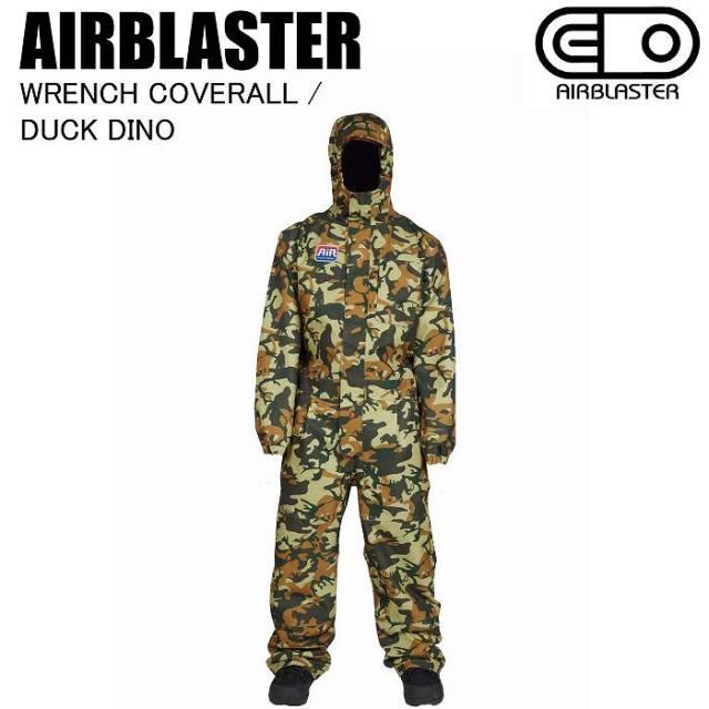 AIRBLASTER エアブラスター AB26MSUI_1216 WRENCH COVERALL DUCK DINO スノーボードウェア スーツ つなぎ エアブラ 25-26モデル