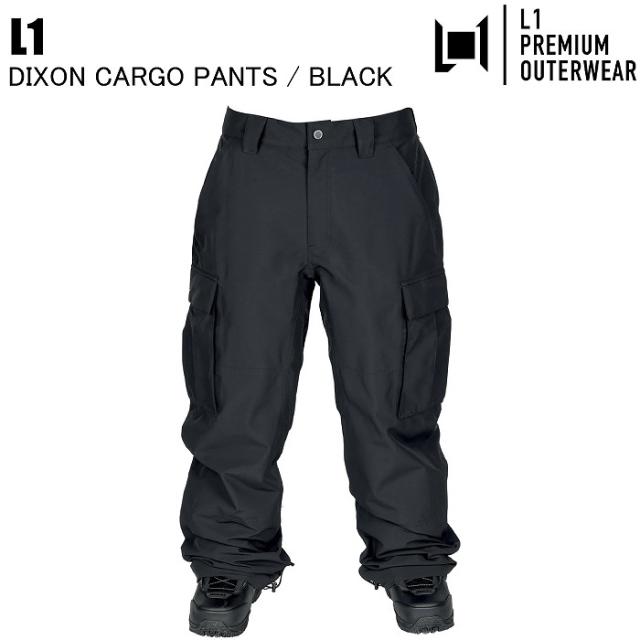 L1 エルワン DIXON CARGO PANT BLACK スノーボードウェア パンツ L1ウェア スノボ ウェア 25-26モデル