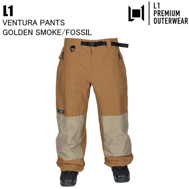 L1 エルワン VENTURA PANT GOLDEN SMOKE/FOSSIL スノーボードウェア パンツ L1ウェア スノボ ウェア 25-26モデル