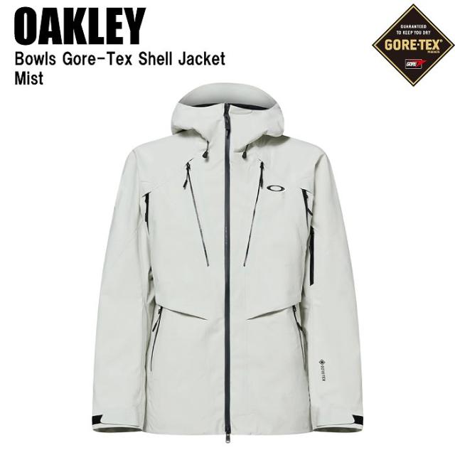 OAKLEY オークリー FOA407374 BOWLS GORE-TEX SHELL JACKET MIST スキー スノーボード ジャケット ウェア ゴアテックス