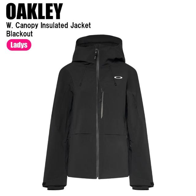 OAKLEY オークリー FOA500824 W. CANOPY INSULATED JACKET BLACKOUT スキー スノーボード ウェア ジャケット レディース