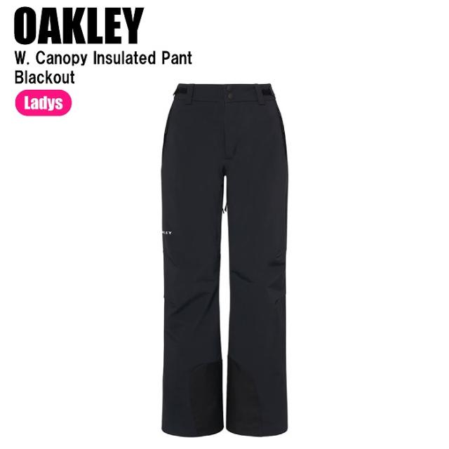OAKLEY オークリー FOA500826 W. CANOPY INSULATED PANT BLACKOUT スキー スノーボード ウェア パンツ レディース
