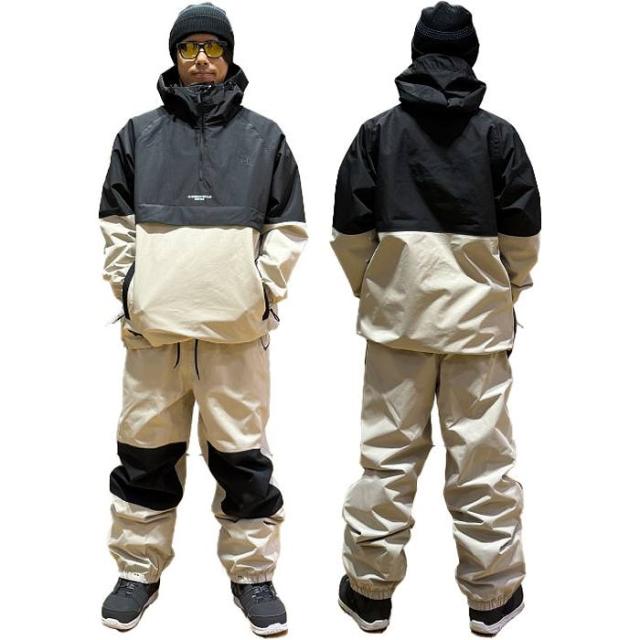 AA ダブルエー 72125307 TEAM ANORAK JACKET チームアノラックジャケット BEIGE スノーボード ウェア ジャケット AAウェア_2