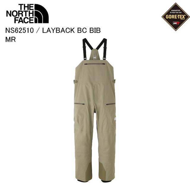 THE NORTH FACE ノースフェイス NS62511 LAYBACK BC Bib MR スキー スノーボード ビブ パンツ ウェア レイバック 25-26モデル