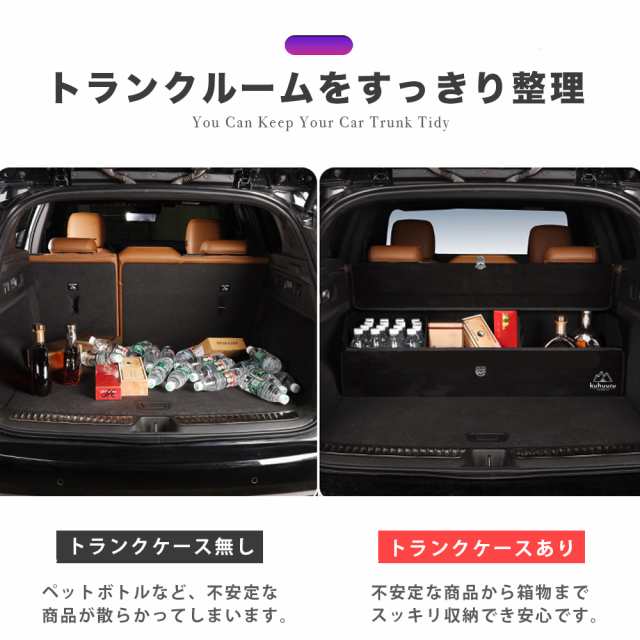 ラゲッジボックス 車用収納ボックス トランク 収納 大容量 ラゲッジ ...