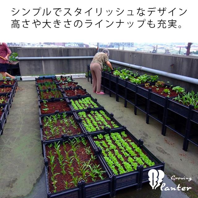 プランター 高床式菜園 野菜栽培用プランター 野菜植え付けボックス ガーデンプランター ベランダ 家庭菜園 (幅200cm×高さ53cm×奥行き100cm)_3