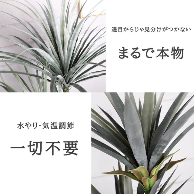 フェイクグリーン 観葉植物 リアル 人工観葉植物 高さ195cm ドラセナ お手入れ不要_1