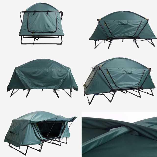 テントコット 大型 高床式テント 2人用 キャンプ テントベッド