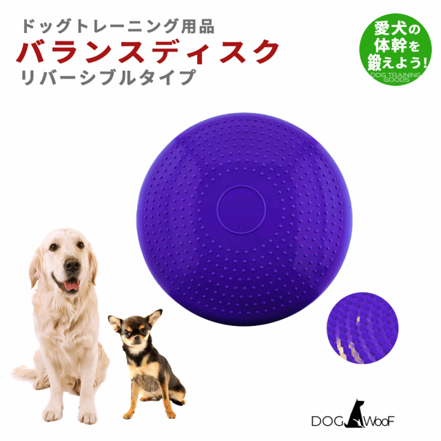 バランスディスク 犬 ペット ドッグバランスディスク リバーシブル 小型犬 中型犬 大型犬 体幹トレーニングの通販は