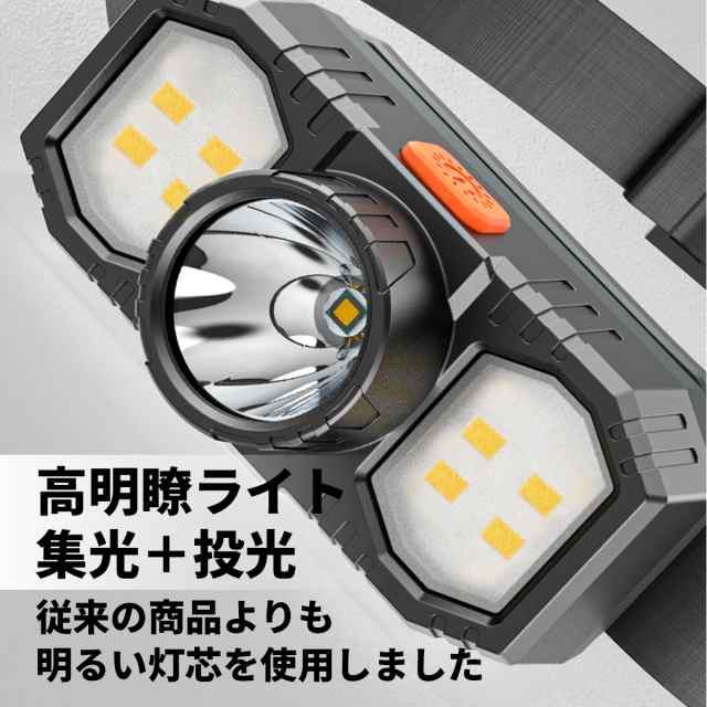 ヘッドライト led 充電式 バイク 釣り ルーメン ヘッドランプ 登山 おしゃれ 屋外 強力 頭 小型 最強 防水 自転車 ロードバイク 防災 usbの通販はau  PAY マーケット - oMo shop | au PAY マーケット－通販サイト