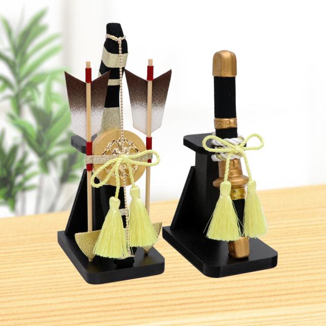 五月人形 道具 雅弓 弓太刀飾り オリジナル五月人形を演出 五月人形 兜 コンパクト おしゃれ 兜飾り コンパクト .五月人形道具.の通販は