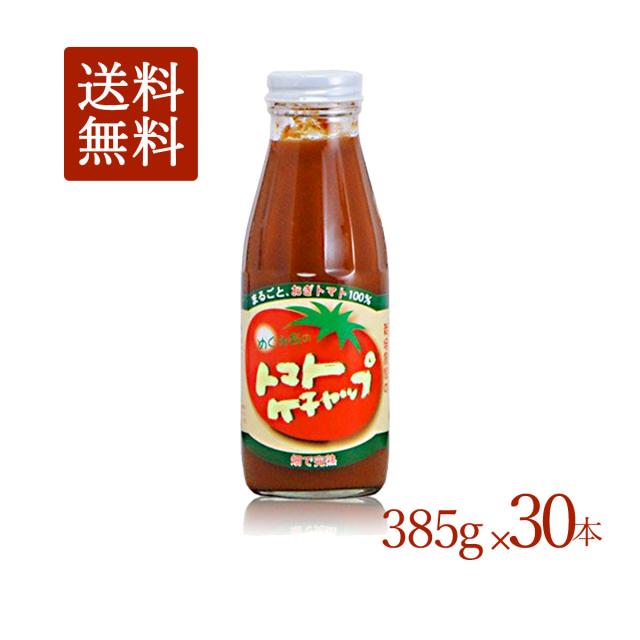 めぐみ会 とまとの里の贈りもの トマトケチャップ385ｇ×30本大分県荻町 お母さん達の手作り エムナイン 高原とまとの通販は 27,400円