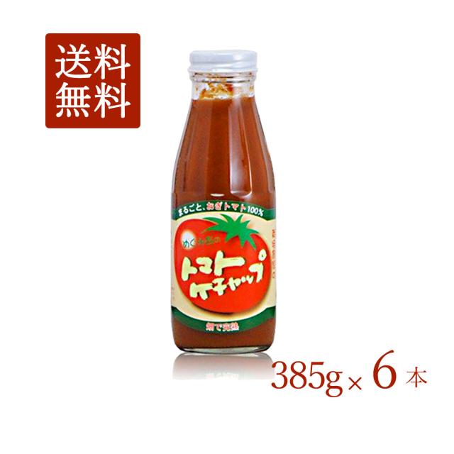 めぐみ会 とまとの里の贈りもの トマトケチャップ385ｇ×6本 大分県荻町 お母さん達の手作り エムナイン 高原とまとの通販は 6,500円