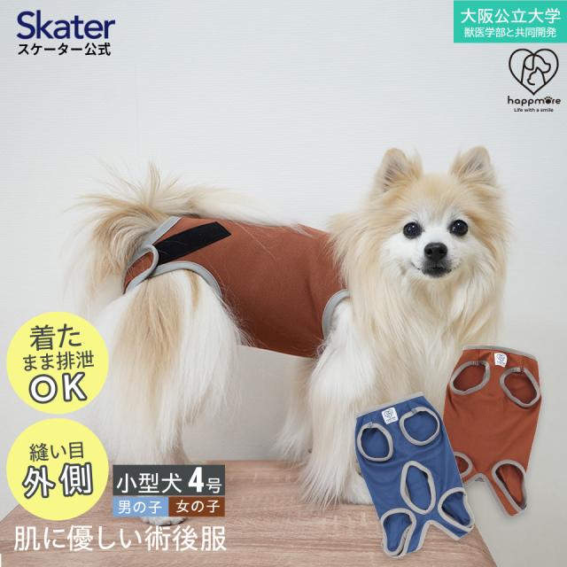 【新品未使用／日本未入荷】セントジェームス 犬服 Mサイズ　万博で大人気 ペット用 術後服 犬 男の子用 4号 ネイビー 大阪公立大学 獣医 学部 と