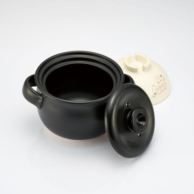 萬古焼 ご飯 鍋 1合 Sサイズ ばんこやき 万古焼 陶器 焼き物 スケーター skater CHDN1 となりのトトロ totoro スタジオジブリ 女性【ごはん なべ キャラクター キッチン】_5