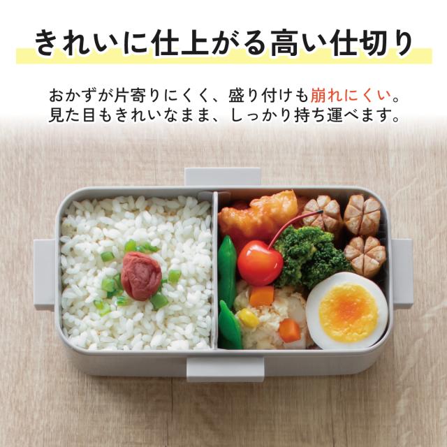 スケーター 弁当箱 530ml 大人 一段 仕切り 食洗機 レンジ 対応 日本製