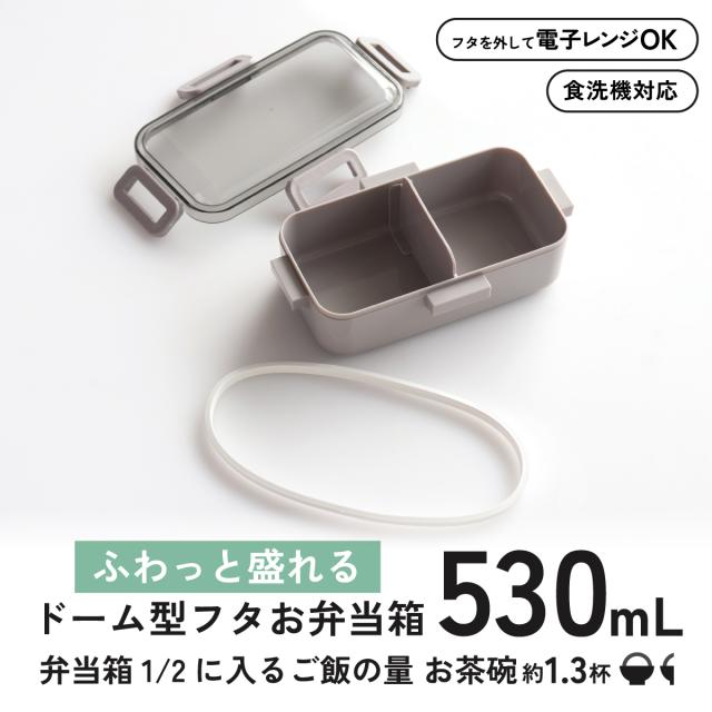 弁当箱 大人 一段 仕切り 食洗機 レンジ 対応 日本製 容量 530ml