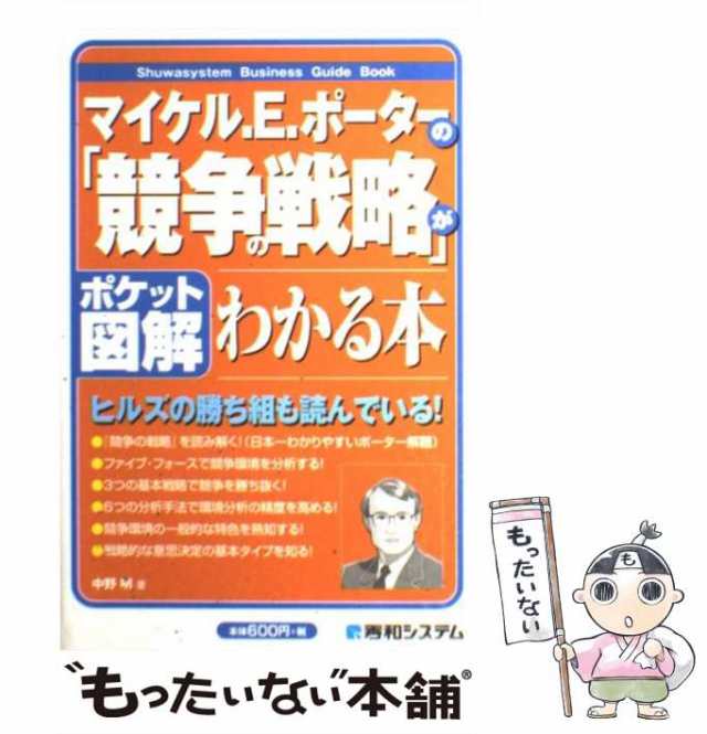 中古】　マイケル．E．ポーターの「競争の戦略」がわかる本　中野　明　もったいない本舗　[単行本]【メール便送料無料】の通販はau　秀和システム　PAY　マーケット　au　PAY　マーケット－通販サイト