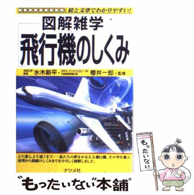 【中古】 図解雑学飛行機のしくみ / 水木新平 櫻井一郎 / ナツメ社 [単行本]【メール便送料無料】｜au PAY マーケット