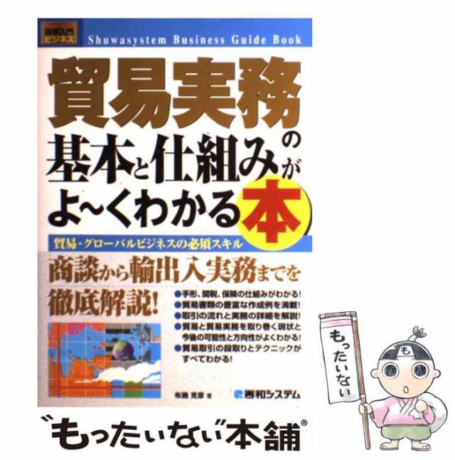 貿易・グローバルビジネスの必須スキル　(図解入門ビジネス)　中古】　秀和システの通販はau　PAY　au　マーケット　貿易実務の基本と仕組みがよ〜くわかる本　PAY　マーケット－通販サイト　布施克彦　もったいない本舗