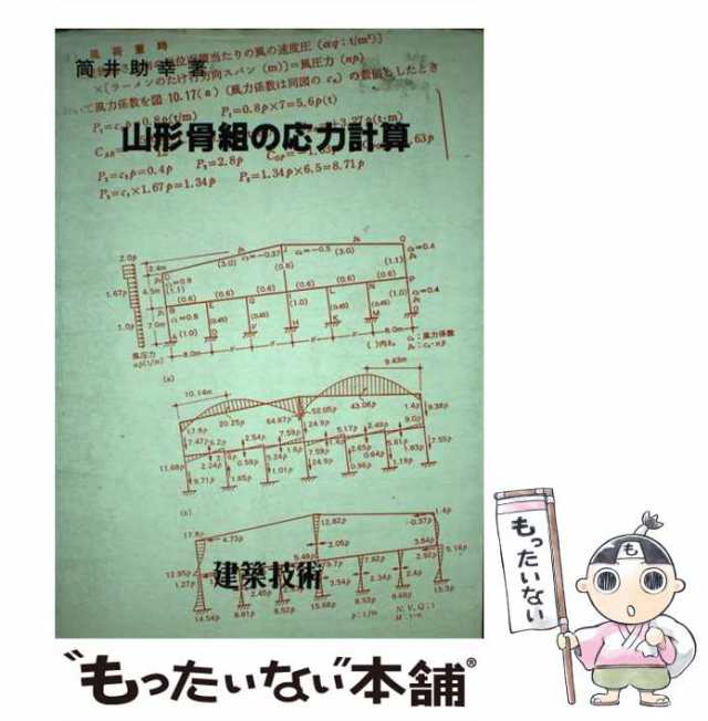 山形骨組の応力計算/建築技術/筒井助幸