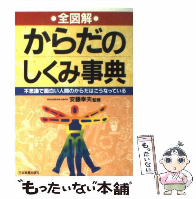 【中古】 全図解 からだのしくみ事典 不思議で面白い人間のからだはこうなっている / 安藤幸夫 / 日本実業出版社 [単行本]【メール便送料｜au  PAY マーケット