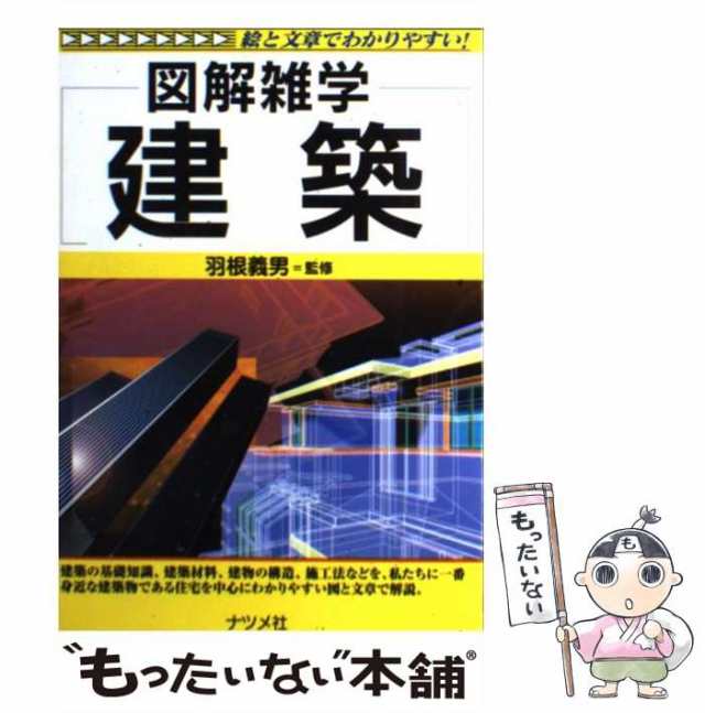 【中古】 図解雑学建築 / 羽根義男 / ナツメ社 [単行本]【メール便送料無料】｜au PAY マーケット