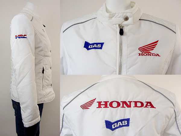 [GAS/HONDA] ガス/ホンダ HONDA-258506-WHITE-S-ジャケット 限定商品が今だけ価格！ 新品 正規品