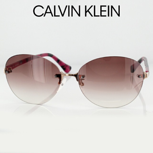 サングラス カルバンクライン ツーポイント CK-1223SA 780 58サイズ オーバル ローズゴールド レディース 女性用 Calvin Klein UVカット 紫外線カット 日よけ サングラス特集 かわいい 海 キャンプ 送料無料 国内正規品 あす楽 FCS