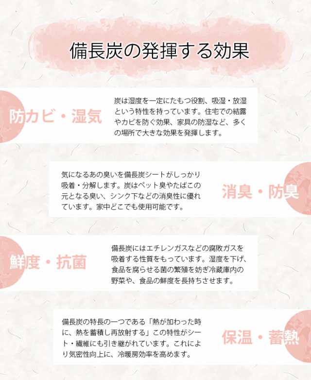 備長炭シート 下駄箱シート 冷蔵庫シート 防湿・調湿 カビ防止（ロールタイプ） 3本セット キッチン・リビング・押入れ・部屋・下駄箱のの通販はau  PAY マーケット スライブストア au PAY マーケット－通販サイト