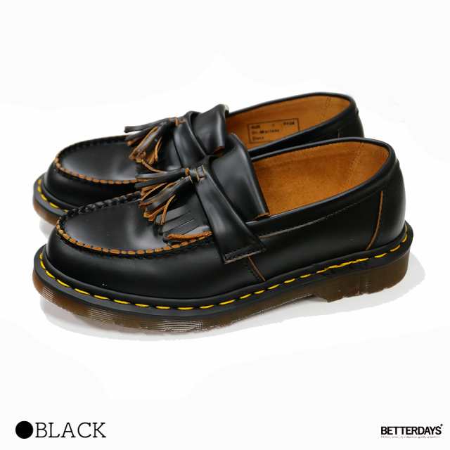 BLACKDr.Martens MIE ADRIAN エイドリアン タッセル ローファー