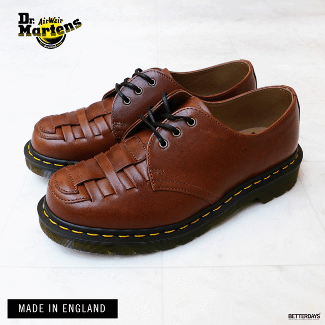 Dr.Martens MADE IN ENGLAND 1461 3ホールジューズカラーブラウン