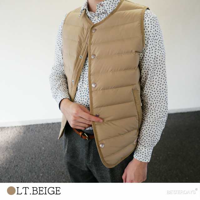 ベスト Vincent et Mireille バンソンエミレイユ STITCHLESS DOWN VEST