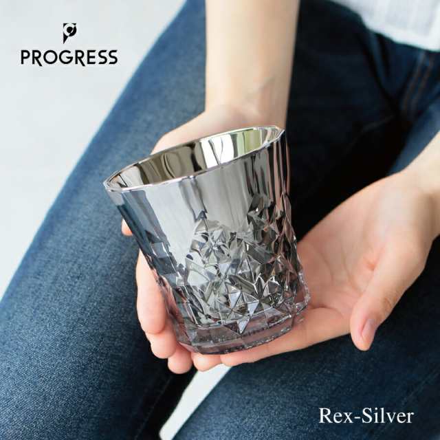 PROGRESS ロックグラス Rex-Silver Jewelry・Glass ガラス チタン